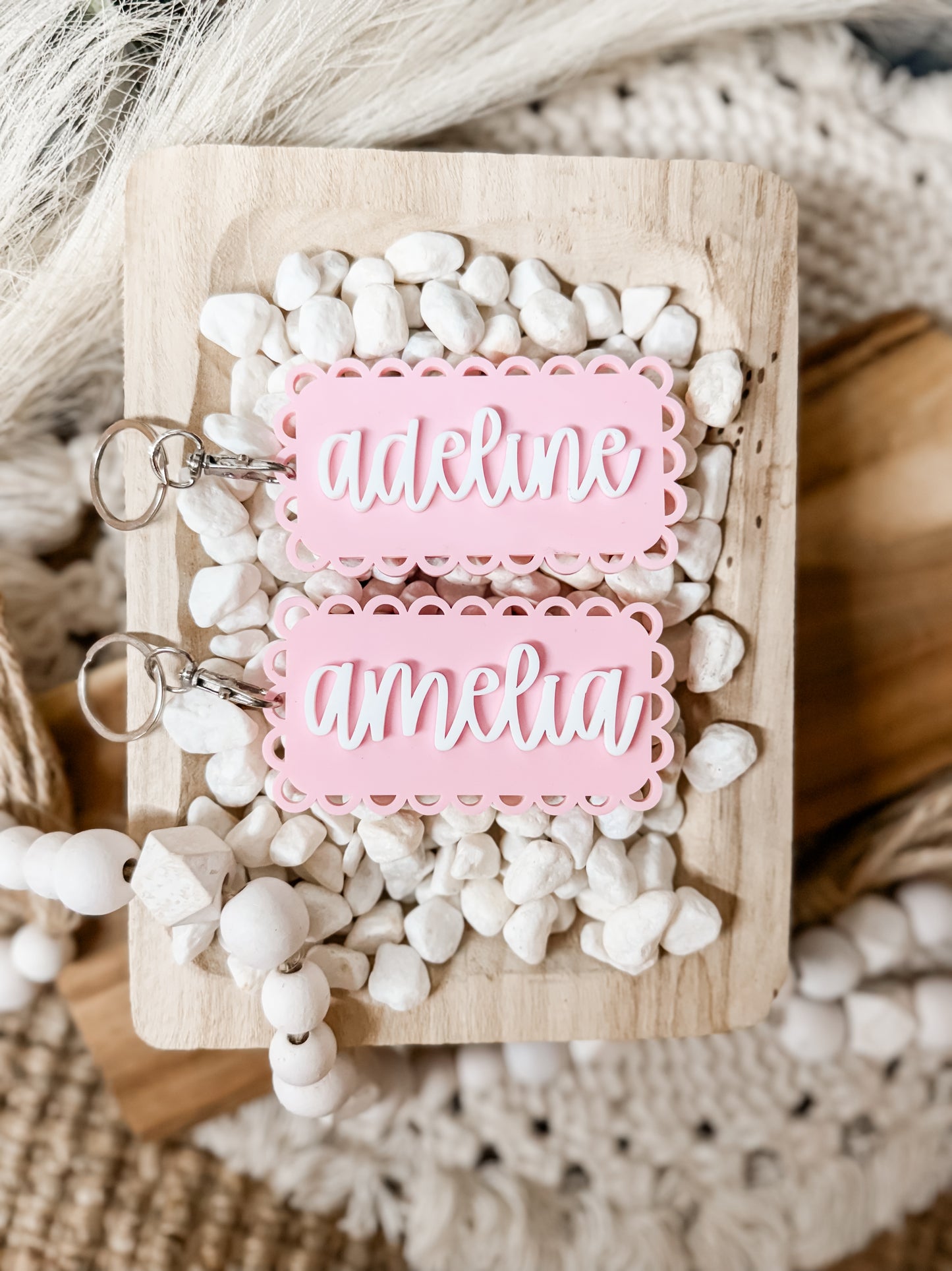 MYSTERY SCALLOP BAG TAG