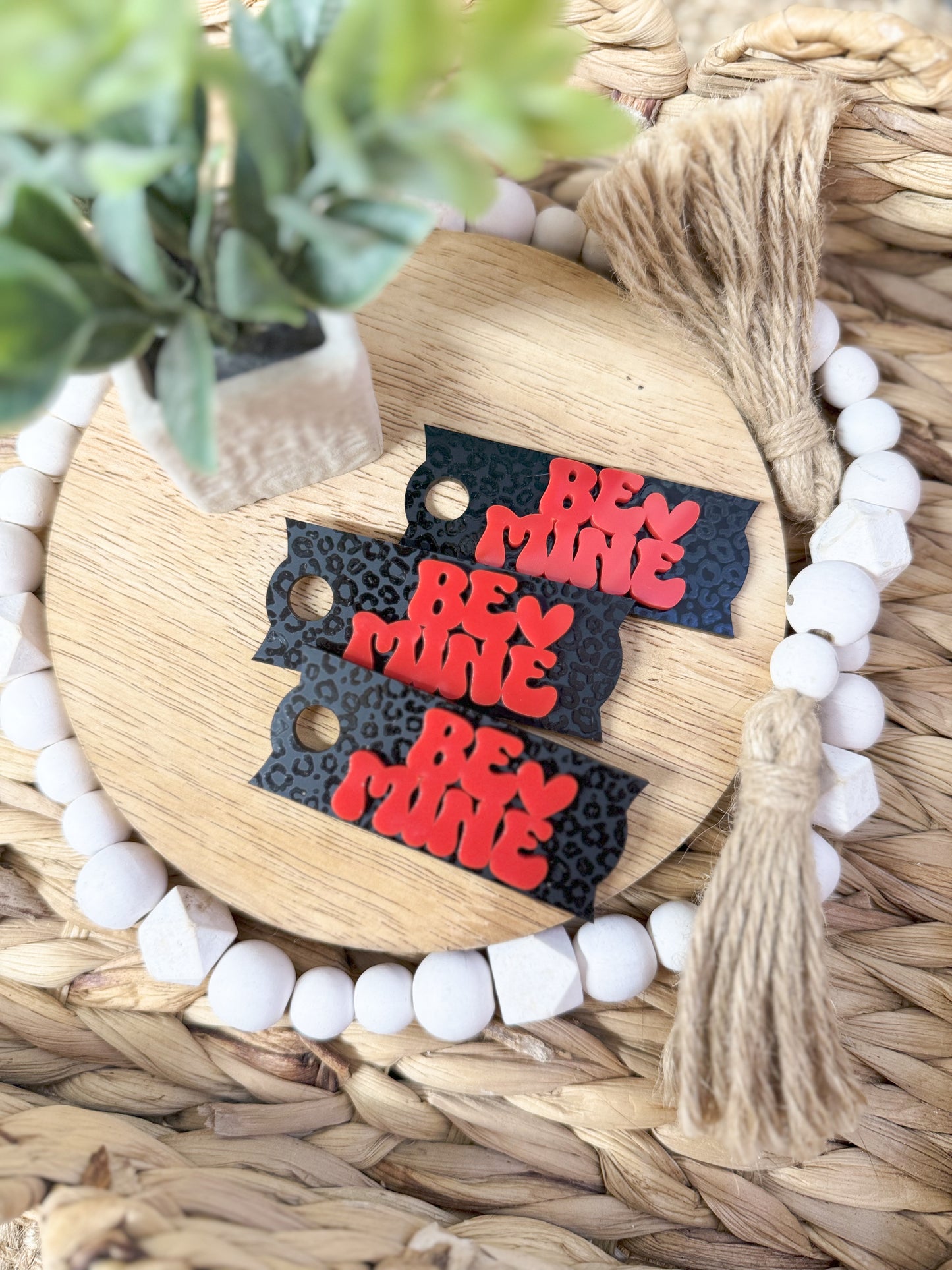 RTS | Black Cheetah VDay Toppers