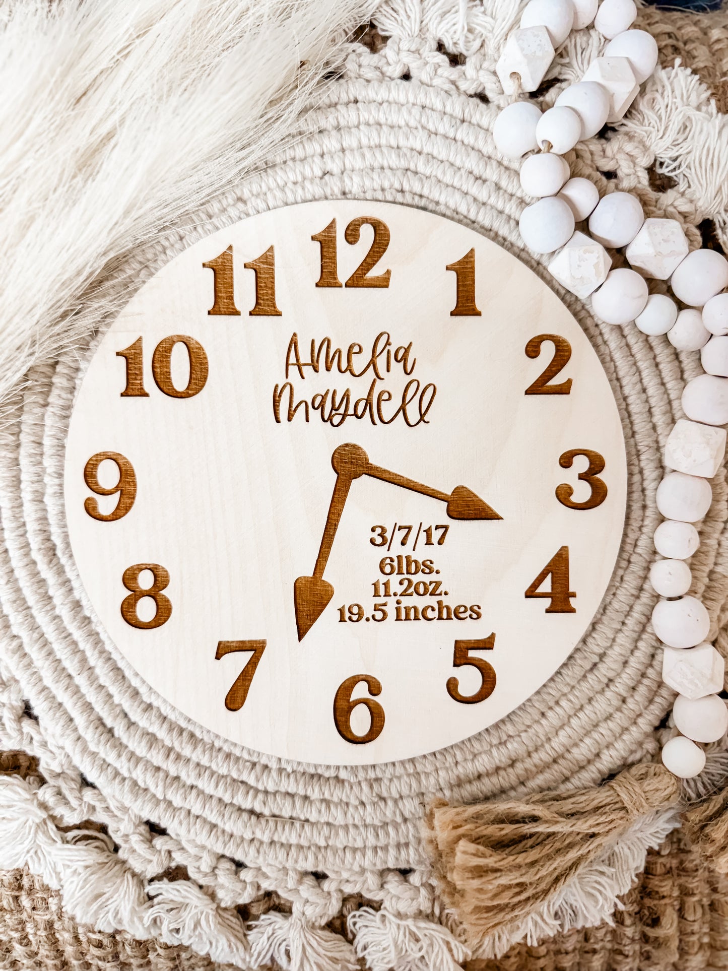 BIRTH STAT CLOCK SIGN