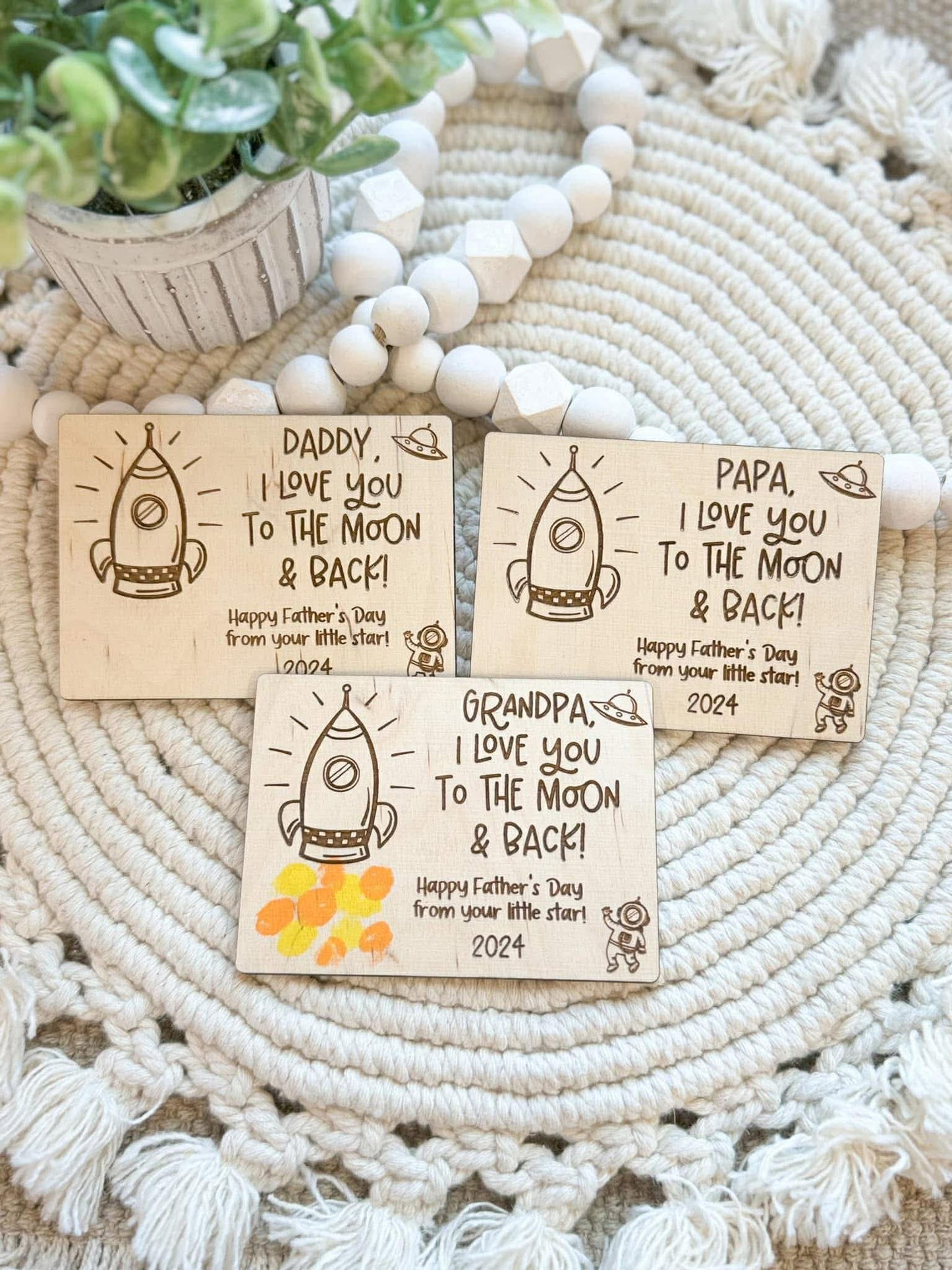 ROCKET FATHER'S DAY MAGNET