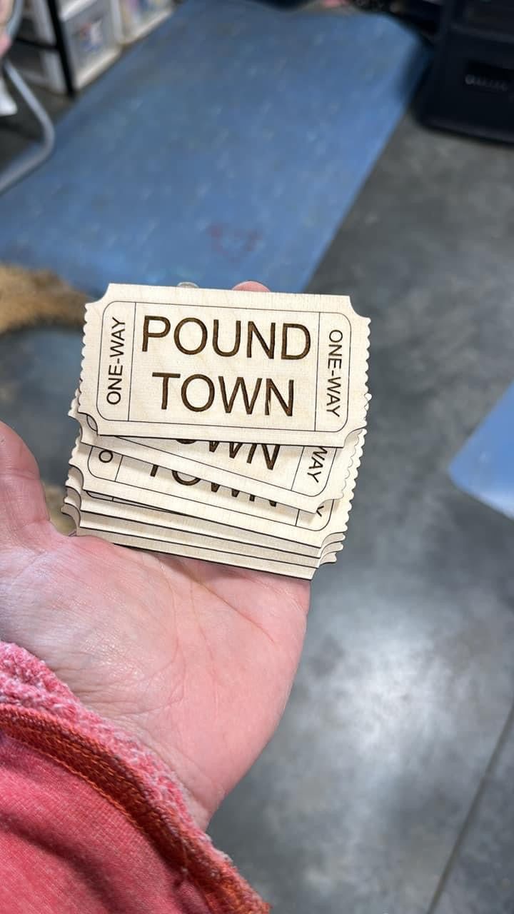 Ticket to Pound Town – Itty Bitty Peach