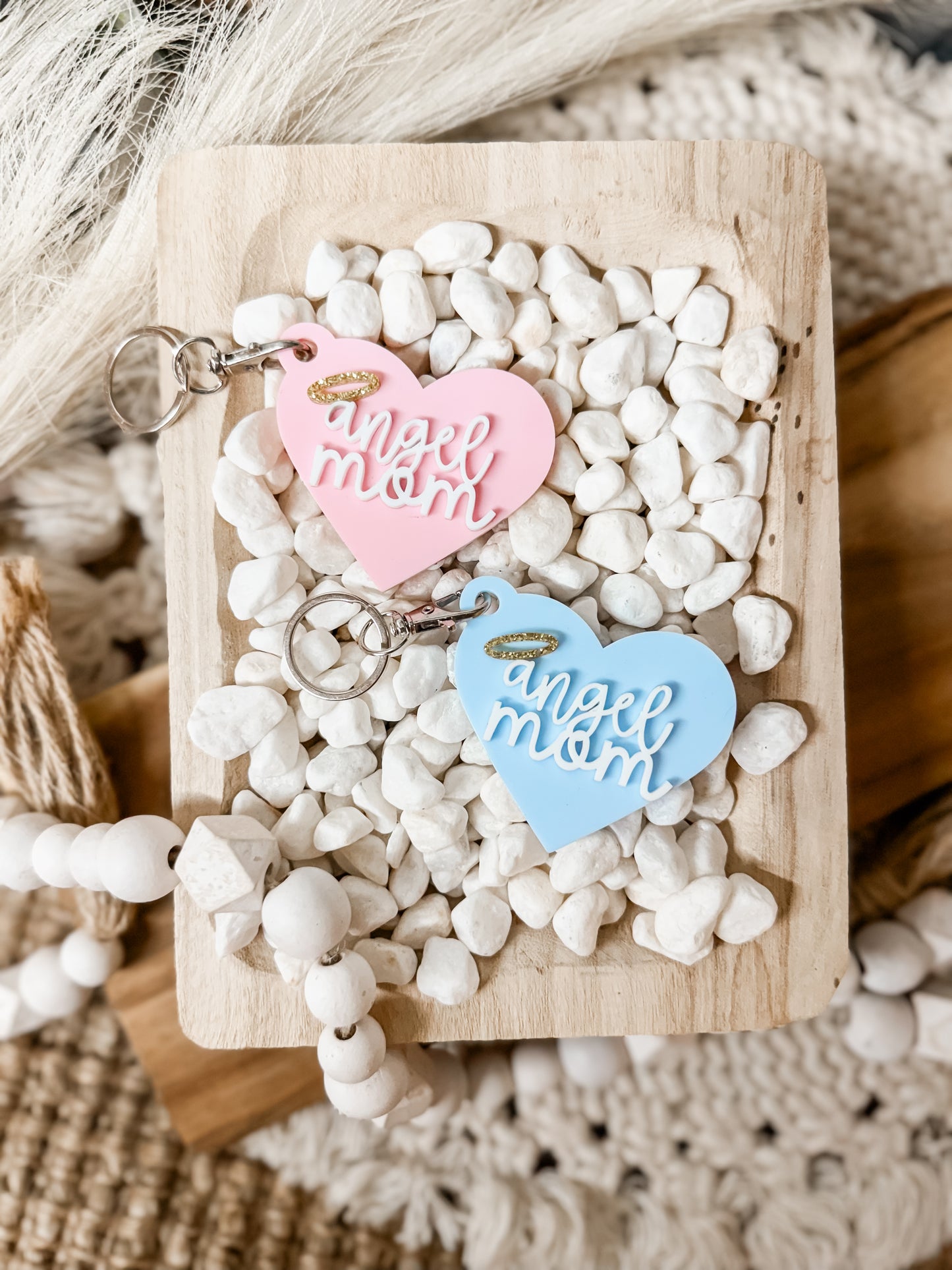 ANGEL MAMA KEYCHAIN
