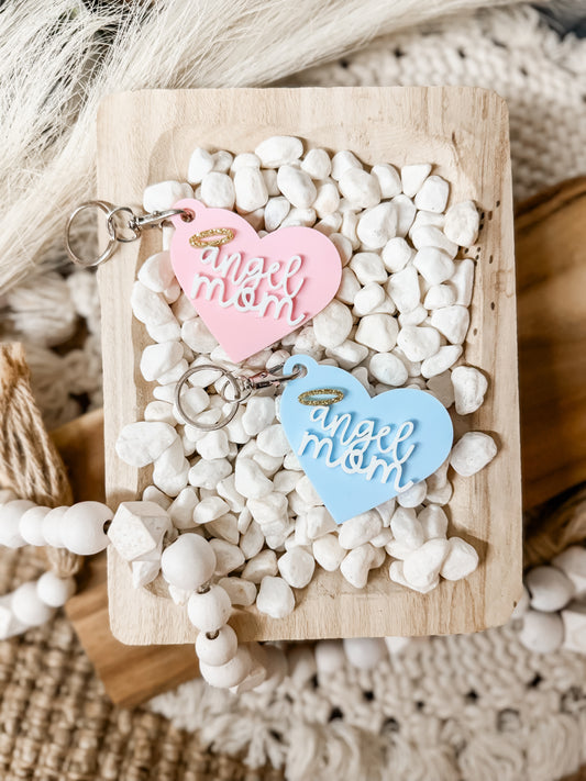 ANGEL MAMA KEYCHAIN