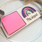 Rainbow Post it Holder