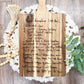 Custom Recipe Cutting Board