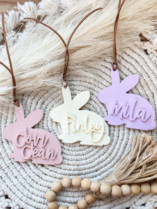 Acrylic Bunny Tags