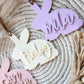 Acrylic Bunny Tags