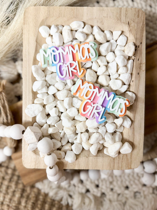 MOMMA'S GIRL RAINBOW CLIP