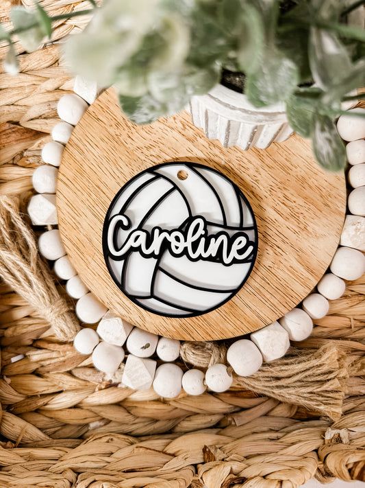VOLLEYBALL BAG TAG