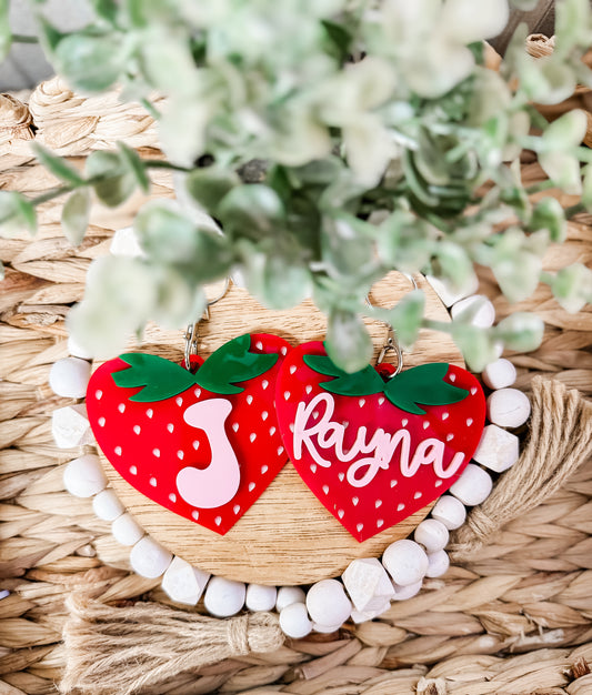 STRAWBERRY BAG TAG