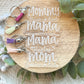 Acrylic Mama Keychains