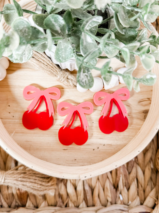 CHERRY BOW CLIP