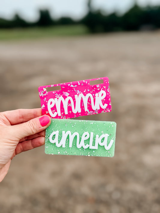 NAME PLATE FOR BIKE, COUPE CAR OR OTHER