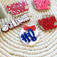 Baseball Sister Hair Clips