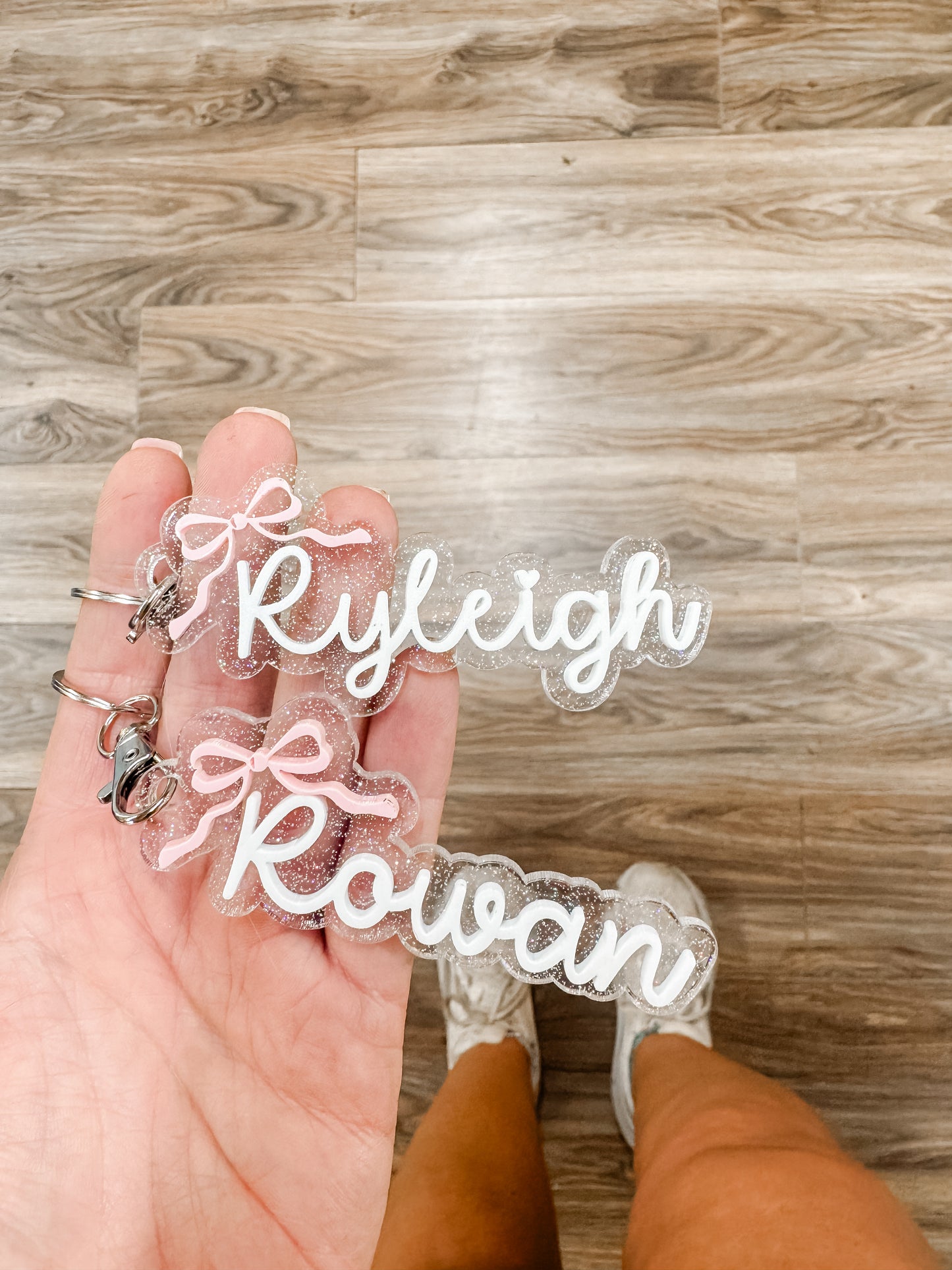 BOW NAME BAG TAG