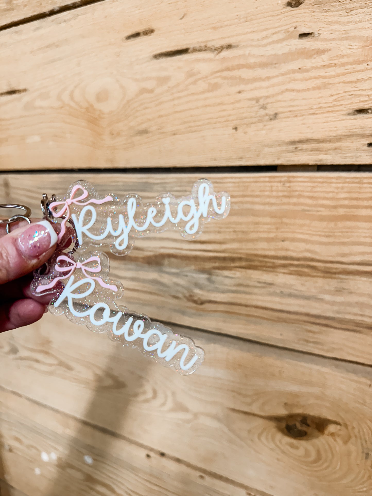 BOW NAME BAG TAG