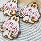 Groovy Ghost Tag Cursive
