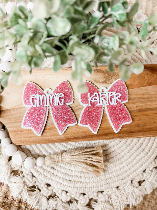 Scallop Bow Bag Tag
