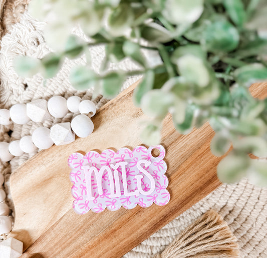 BOW BAG TAG