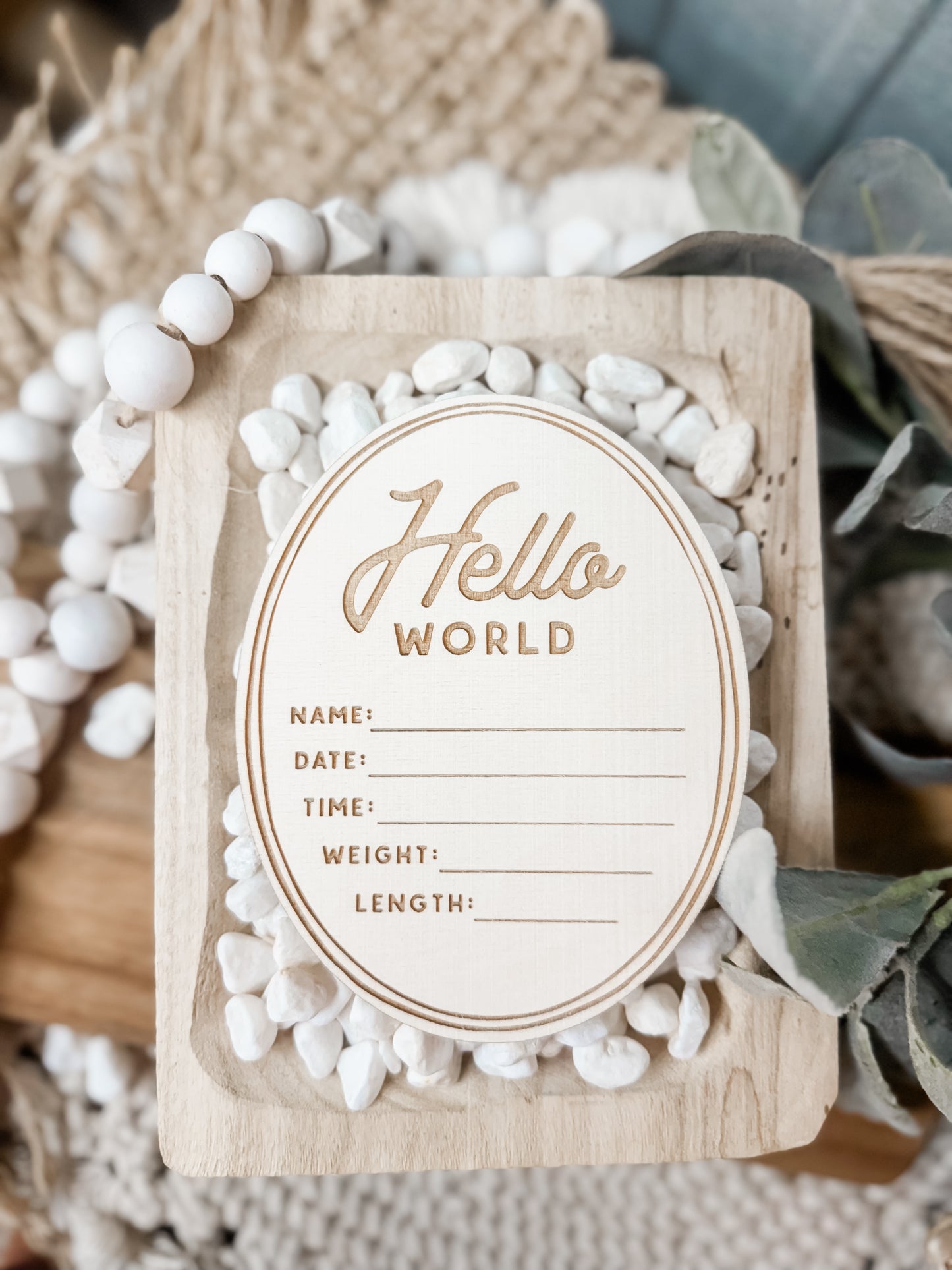 DOUBLE LINE BOY HELLO WORLD SIGN