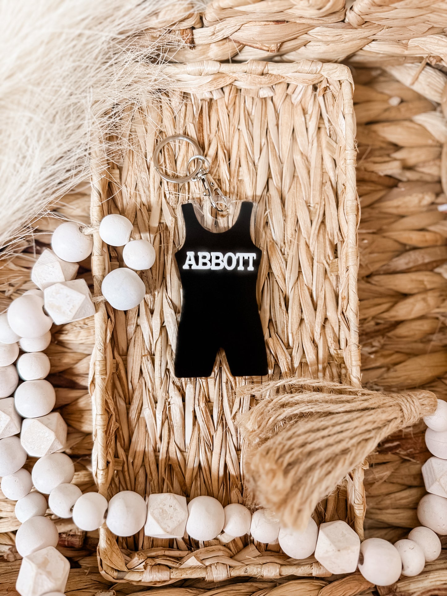WRESTLING JERSEY BAG TAG