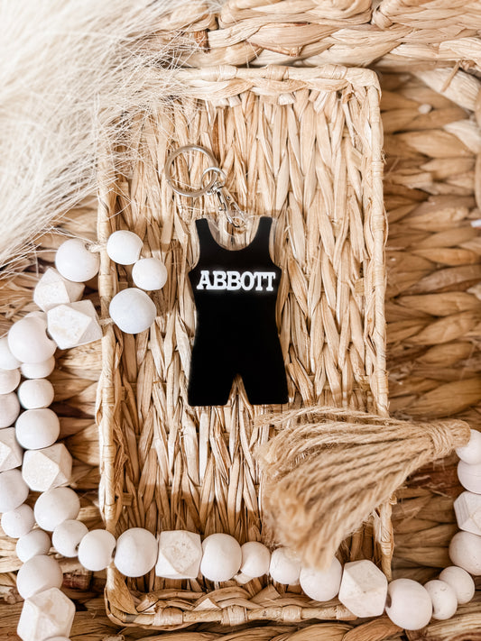 WRESTLING JERSEY BAG TAG
