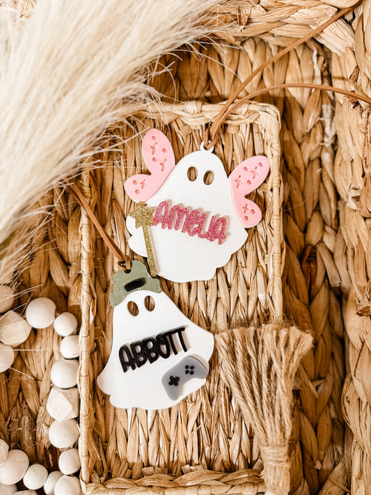 FAIRY & GAMER GHOST BASKET TAGS