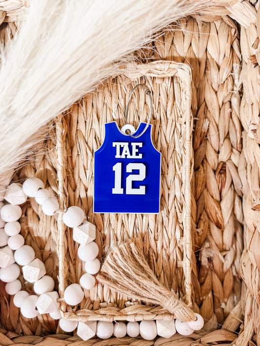 BASKETBALL JERSEY BAG TAG