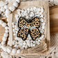CHEETAH BOW BAG TAG