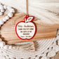CORE OF MY SUCCESS TEACHER APPLE ORNAMENT