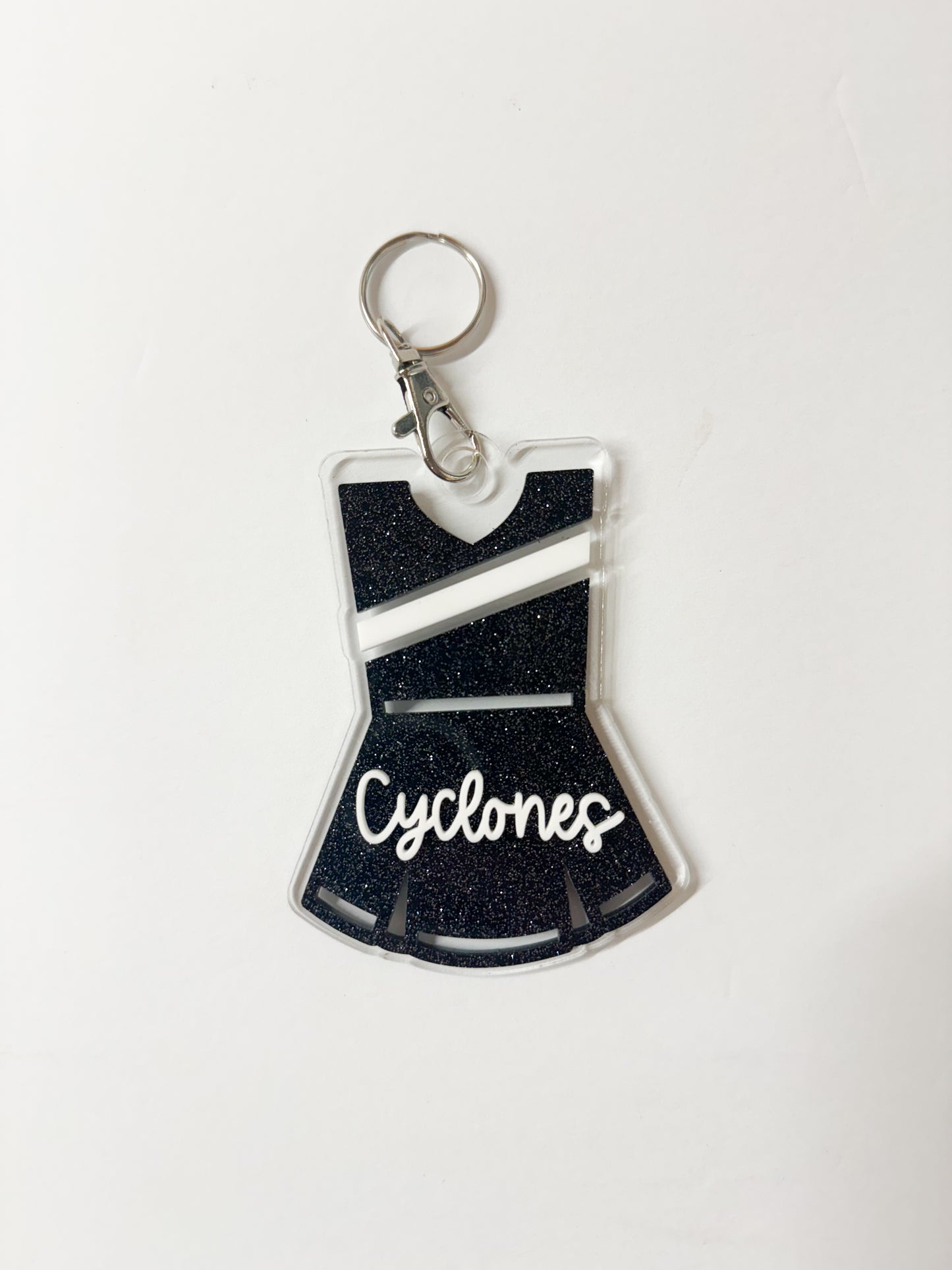 Cheer Uniform Bag Tag & Cheer Clip