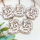 Santa Ornament Personalized