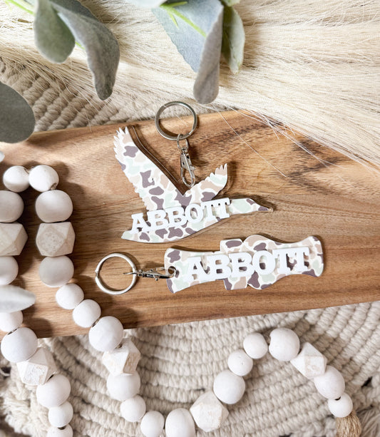 DUCK BAG TAGS CAMO