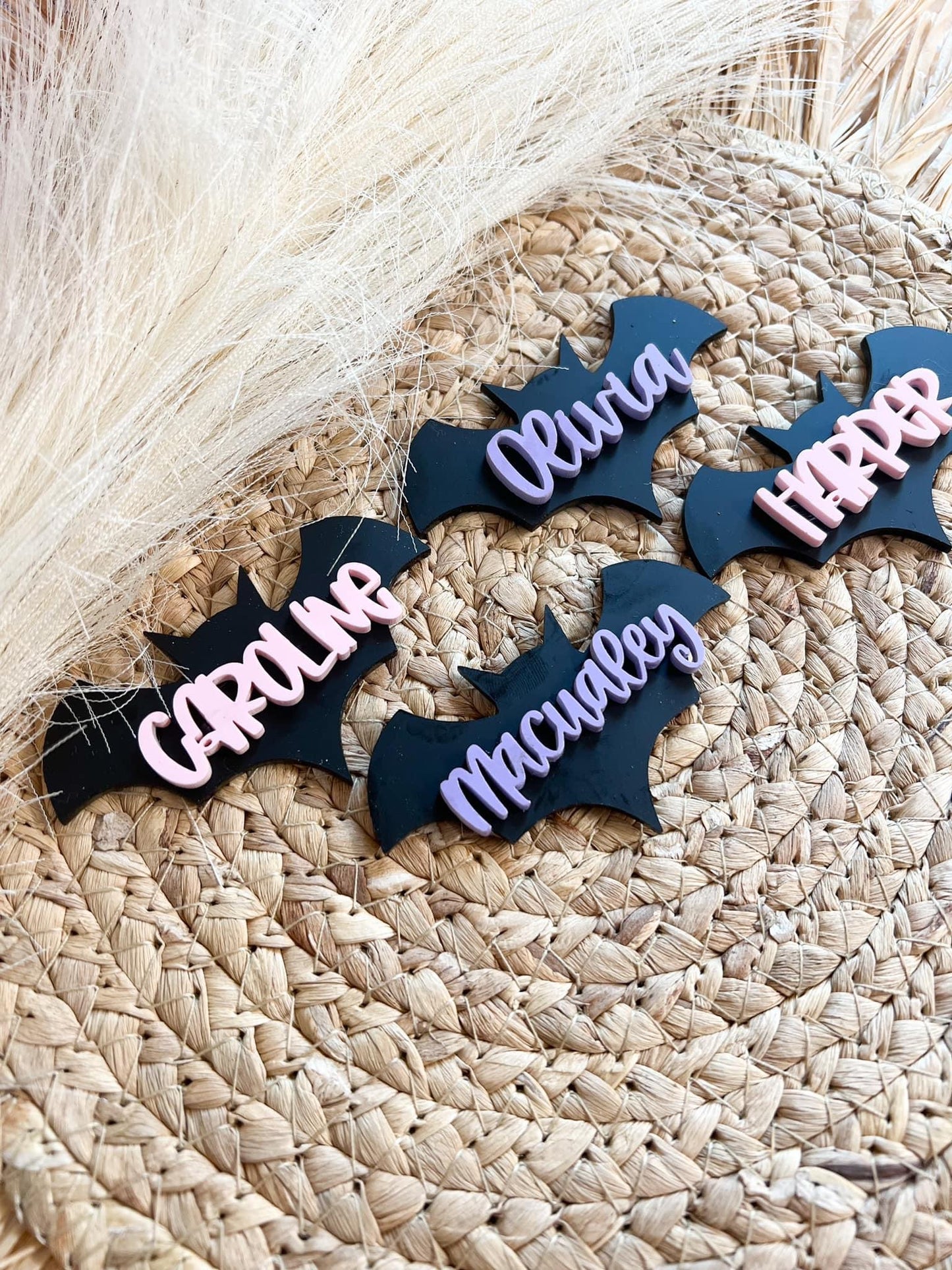 Custom Name Bat Clips