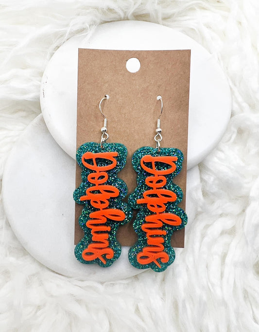 School Dangle Earrings