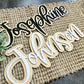 Offset  Name Sign 1/8th inch wood
