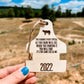 Cow Tag Height Ornament