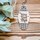 You got this rattan keychain