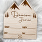 Custom Mountain Birth Announcement