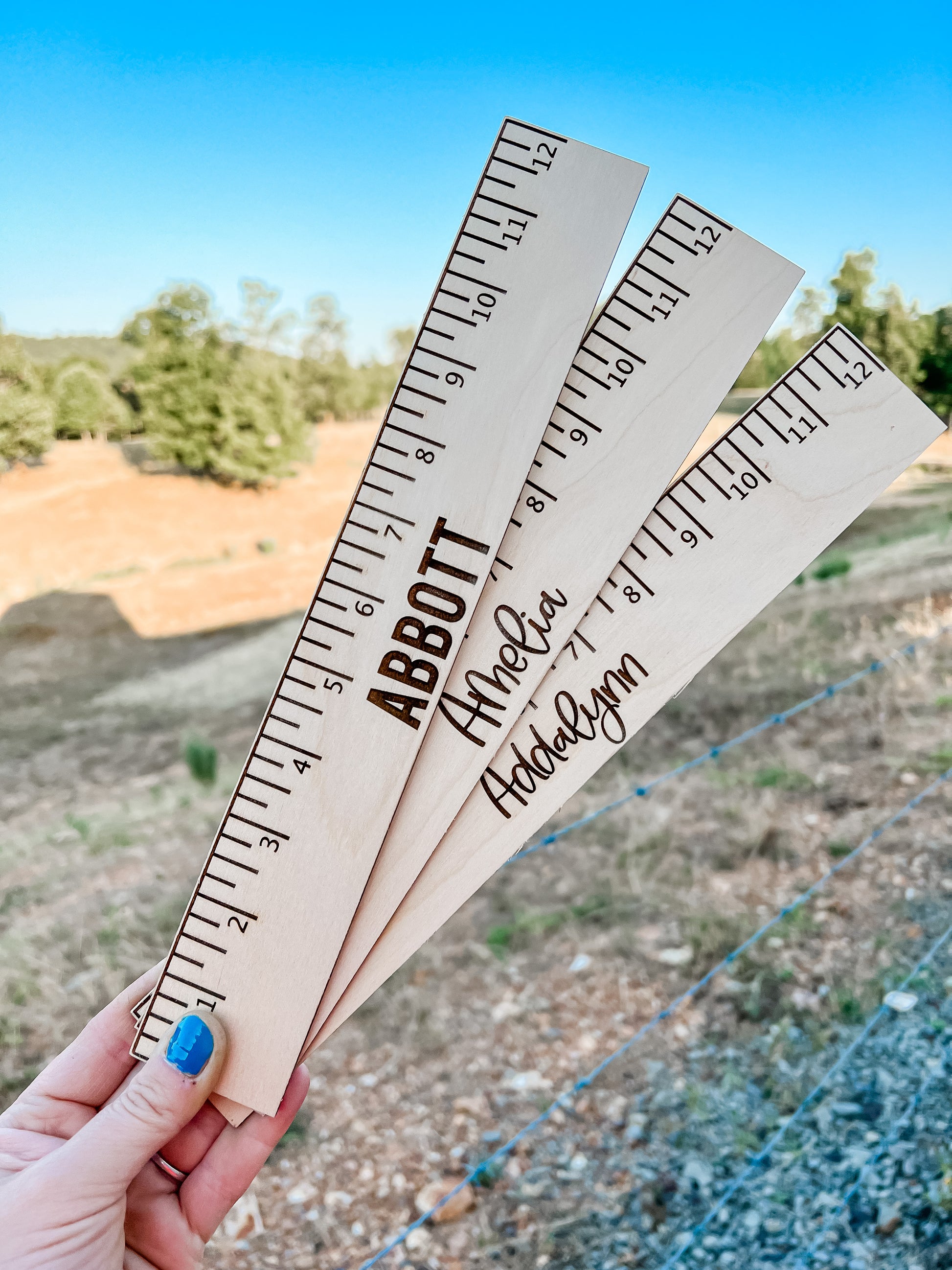 Personalized Rulers – Itty Bitty Peach