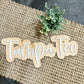 Offset  Name Sign 1/8th inch wood