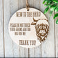 Highland Baby Germ Tag