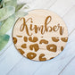 Cheetah Name Sign