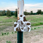 Cow tag Ornament