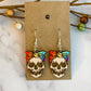 Multicolor Skull Dangles