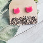 Cat stud earrings