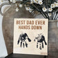 Square Best Dad Hands Down