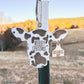 Cow Head Christmas Ornament