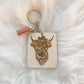 Highland Cow Keychain