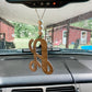 Single Inital Car Charm